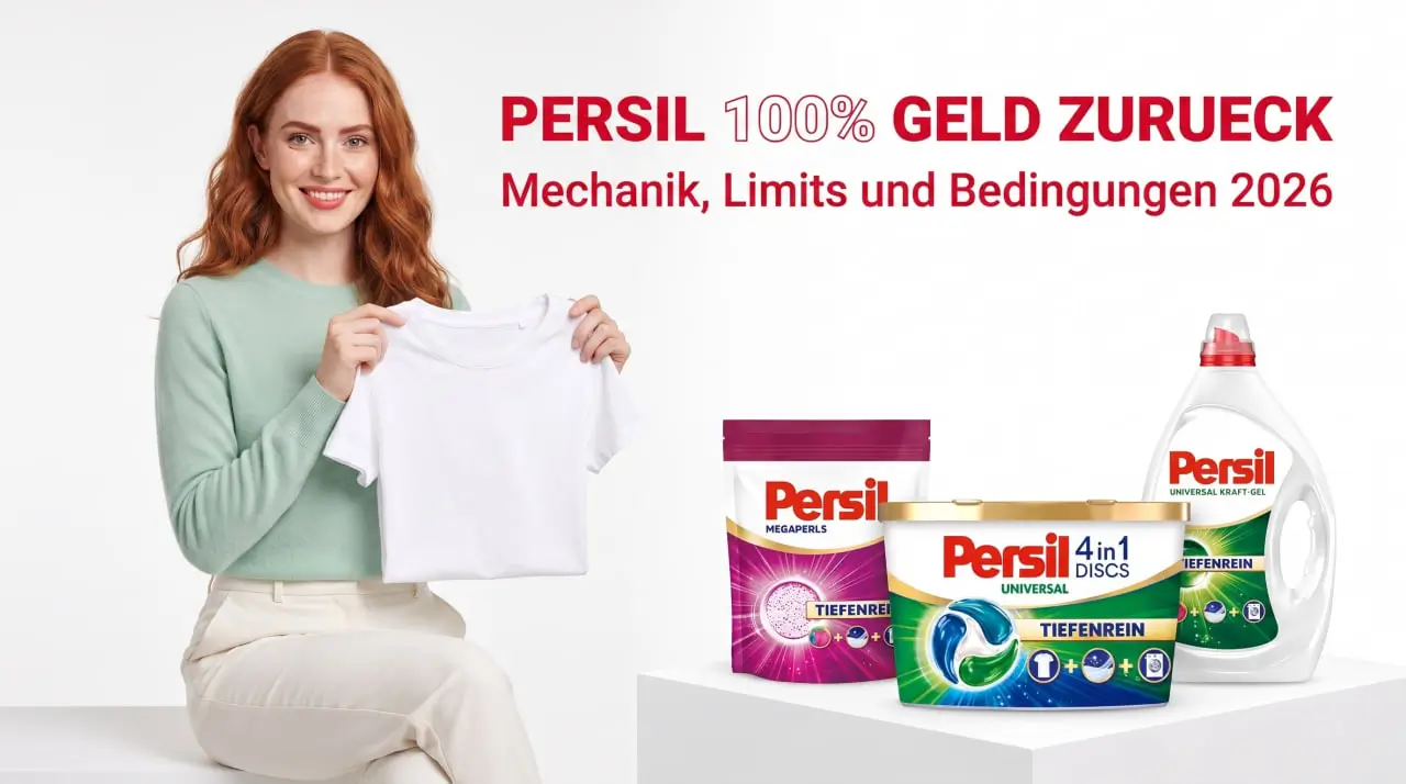 Persil 100 Prozent Geld zurück, Mechanik, Limits und Bedingungen 2026