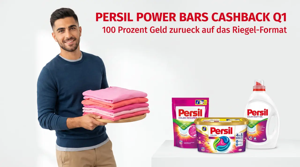 Persil Power Bars Cashback: Geld-zurück-Aktion 2022